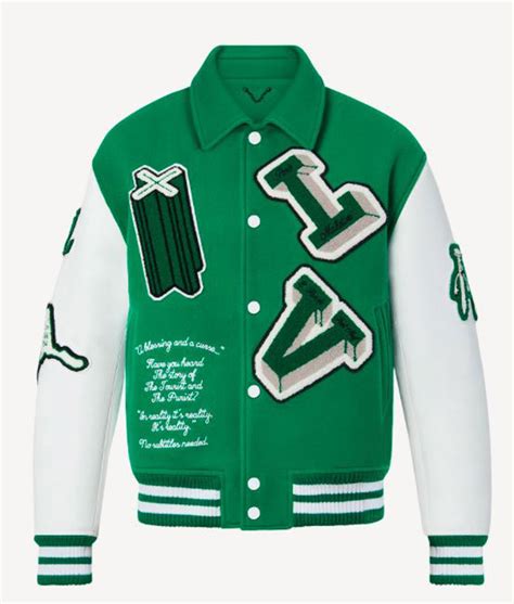 university jacket lv|louis vuitton varsity jacket.